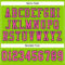 NeonGreen0148-3 Custom Neon Green Pink-Navy Mesh Authentic Football Jersey
