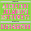 Custom Neon Green Pink-White Mesh Authentic Football Jersey