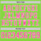 Custom Neon Green Pink-White Mesh Authentic Football Jersey