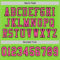 NeonGreen0151-3 Custom Neon Green Pink-Black Mesh Authentic Football Jersey