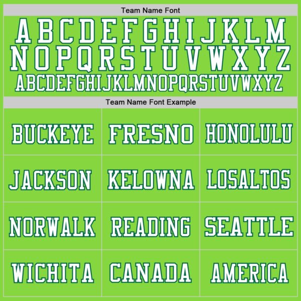 Custom Neon Green Kelly Green-White Mesh Authentic Football Jersey