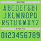 NeonGreen0155-3 Custom Neon Green Kelly Green-White Mesh Authentic Football Jersey