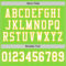 NeonGreen0156-3 Custom Neon Green White-Yellow Mesh Authentic Football Jersey