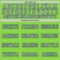 NeonGreen0158-2 Custom Neon Green Navy-Gray Mesh Authentic Football Jersey