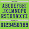 NeonGreen0158-3 Custom Neon Green Navy-Gray Mesh Authentic Football Jersey