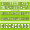 Custom Neon Green White-Black Authentic Football Jersey