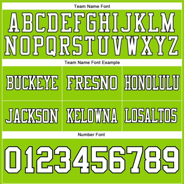 Custom Neon Green White-Black Authentic Football Jersey