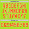 Custom Neon Green Orange-White Authentic Throwback Basketball Jersey