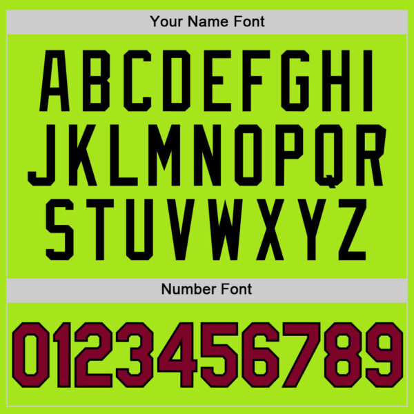 Custom Neon Green Maroon-Black Authentic Throwback Basketball Jersey