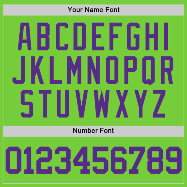 Custom Neon Green Purple Authentic Basketball Jersey