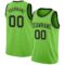 Custom Neon Green Black Authentic Basketball Jersey