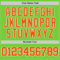 Custom Neon Green Orange-White Authentic Basketball Jersey