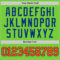 Custom Neon Green Orange-Royal Authentic Basketball Jersey