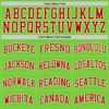 Custom Neon Green Red-White Authentic Basketball Jersey
