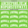 Custom Neon Green White Authentic Basketball Jersey