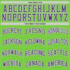 Custom Neon Green Purple-White Authentic Basketball Jersey
