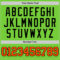 Custom Neon Green Orange-Black Authentic Basketball Jersey