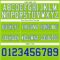 Custom Neon Green Royal-White Authentic Football Jersey