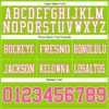 Custom Neon Green Pink-White Authentic Football Jersey