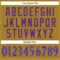 Custom Old Gold Purple-Black Mesh Authentic Football Jersey