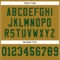OldGold0013-3 Custom Old Gold Green Mesh Authentic Football Jersey