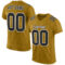 OldGold0039_97881b22-93a8-472a-92e5-6138603e8385 Custom Old Gold Black-White Mesh Authentic Football Jersey