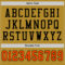 Custom Old Gold Orange-Black Mesh Authentic Football Jersey