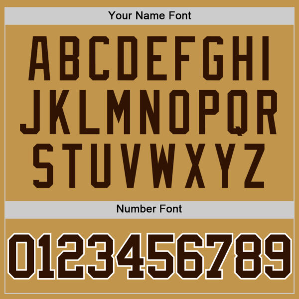 Custom Old Gold Brown-White Authentic Basketball Jersey