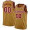 Custom Old Gold Maroon-White Authentic Basketball Jersey
