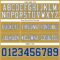 OldGold0164-3 Custom Old Gold Royal-White Authentic Football Jersey