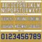 OldGold0165-3 Custom Old Gold Navy-White Authentic Football Jersey