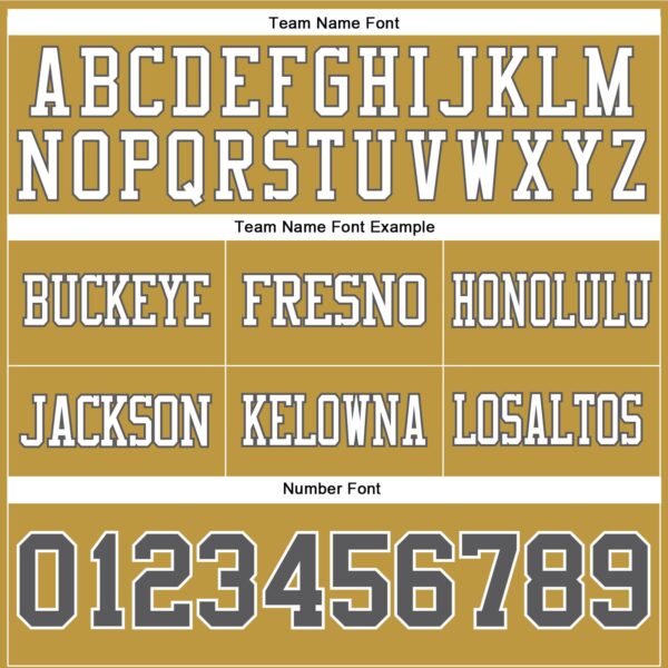 Custom Old Gold Steel Gray-White Authentic Football Jersey