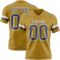 OldGold0167 Custom Old Gold Steel Gray-White Authentic Football Jersey