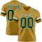 OldGold0169 Custom Old Gold Green-White Authentic Football Jersey