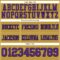 OldGold0173-3 Custom Old Gold Purple-Black Authentic Football Jersey