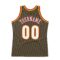 Custom Olive White-Red Authentic Throwback Salute To Service Basketball Jersey