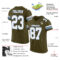 Olive0072-1_13e0bb7a-aae3-4a30-9230-f7220c8c365d Custom Olive White-Light Blue Mesh Authentic Salute To Service Football Jersey
