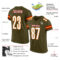 Olive0074-1_9b37a61e-b518-4f54-803e-3801656252c6 Custom Olive White-Gold Mesh Authentic Salute To Service Football Jersey