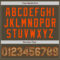 Custom Olive Camo-Orange Authentic Salute To Service Baseball Jersey