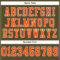 Custom Olive Orange-White Mesh Authentic Salute To Service Football Jersey