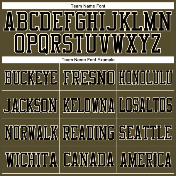 Custom Olive Cream-Black Mesh Authentic Salute To Service Football Jersey