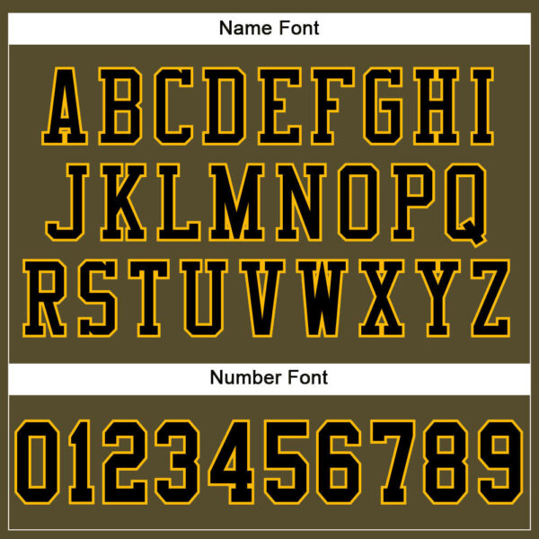 Custom Olive Black-Gold Mesh Authentic Salute To Service Football Jersey