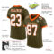 Olive0205-1_d7189276-7d77-4c68-932d-7607ef3902d2 Custom Olive White-Orange Mesh Authentic Salute To Service Football Jersey
