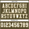 Custom Olive White-Old Gold Mesh Authentic Salute To Service Football Jersey