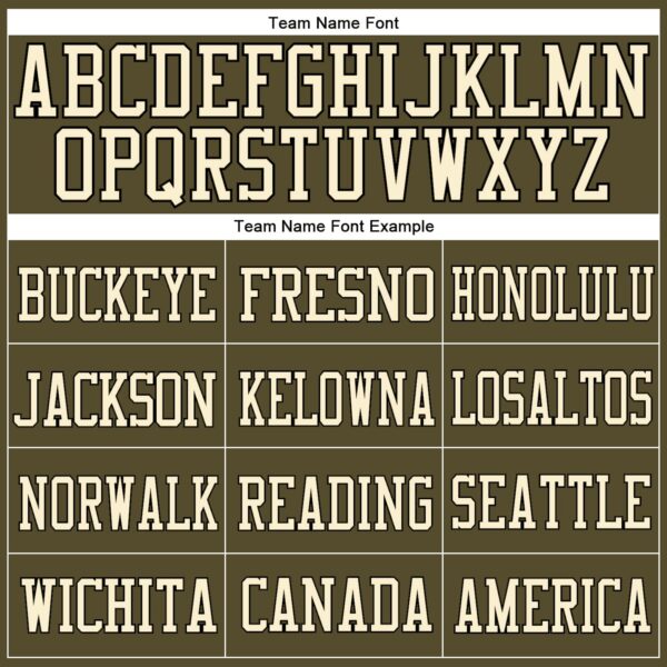 Custom Olive Cream-Black Mesh Authentic Salute To Service Football Jersey