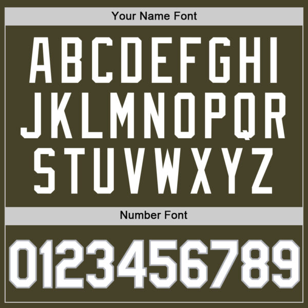 Custom Olive White-Gray Authentic Throwback Salute To Service Basketball Jersey