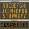 Custom Olive Black-Old Gold Authentic Throwback Salute To Service Basketball Jersey