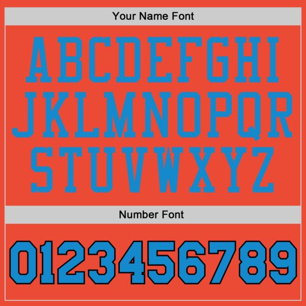 Custom Orange Blue-Navy Authentic Throwback Basketball Jersey