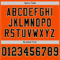 Orange0131-3 Custom Orange Black-Old Gold Mesh Authentic Football Jersey