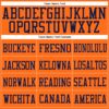 Custom Orange Orange-Navy Mesh Authentic Football Jersey